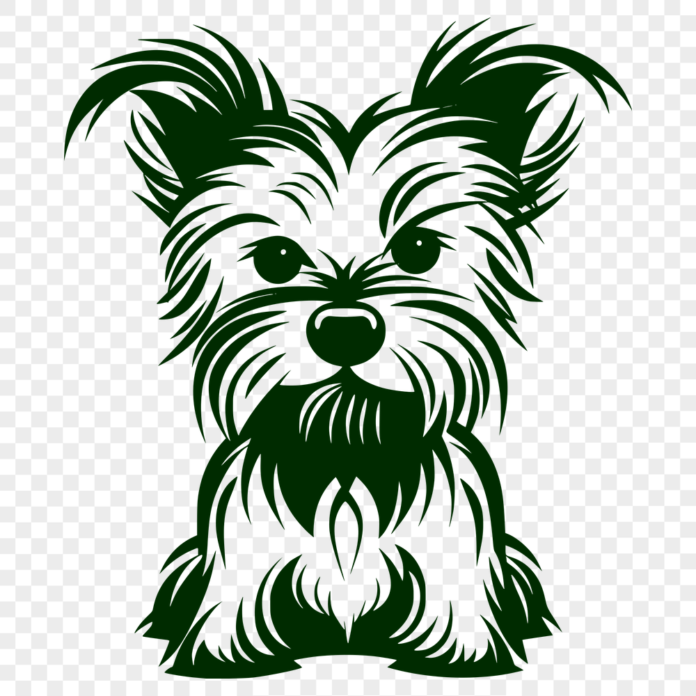 Unique Yorkshire Terrier Illustration