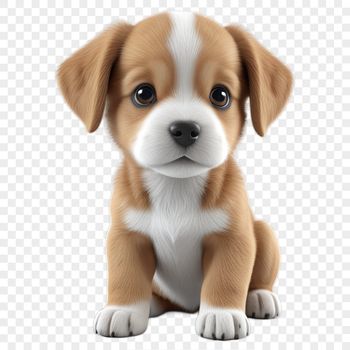 A high-resolution transparent puppy image suitable for sublimation and commercial use.