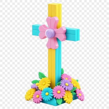 A transparent and clear background PNG image of a crucifix, suitable for various uses including print and digital projects.