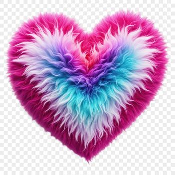 Transparent love heart icon with clear background, suitable for high-resolution graphics and print materials.