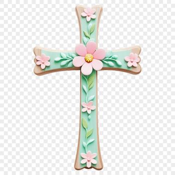 A high-resolution transparent PNG image of a crucifix against a clear background.