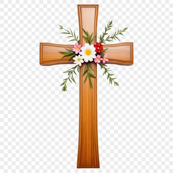 A transparent PNG image of a cross with intricate details, suitable for sublimation printing or digital applications.