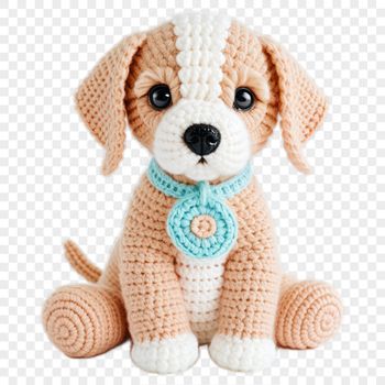 A cute puppy sitting on a background, available for free download with transparent PNG format.