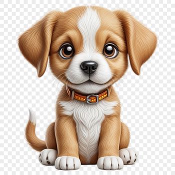A high-resolution image of a cute puppy with a transparent background, suitable for commercial and personal use.