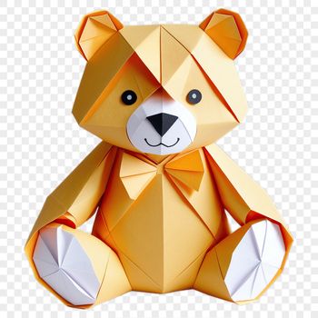 High-resolution transparent teddy bear icon in clear background, suitable for commercial or personal use.