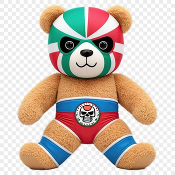 Large transparent teddy bear graphic with clear background for commercial and personal use.