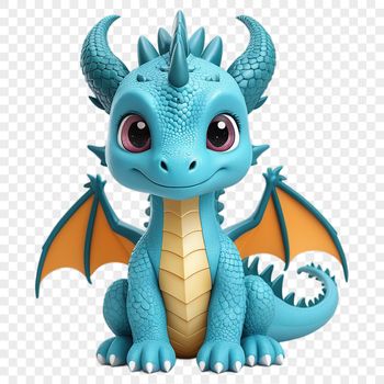 A high-resolution image of a mythical creature with scales and wings, suitable for commercial and personal use.