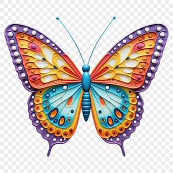 A colorful insect with delicate wings, suitable for print or digital use.