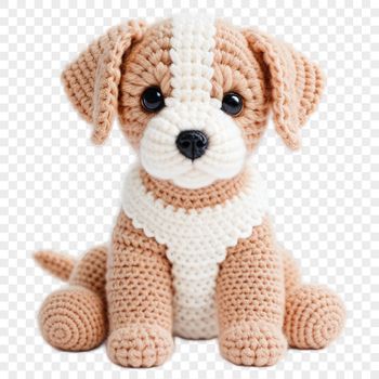 Transparent PNG image of a cute puppy with a clear background.