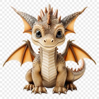 A large, transparent image of a mythical creature with scales and wings, suitable for sublimation printing.