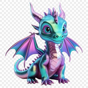 A high-resolution dragon illustration with a clear background, suitable for commercial or personal use in print projects.