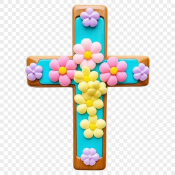 A high-resolution, transparent PNG cross design suitable for personal and commercial projects.