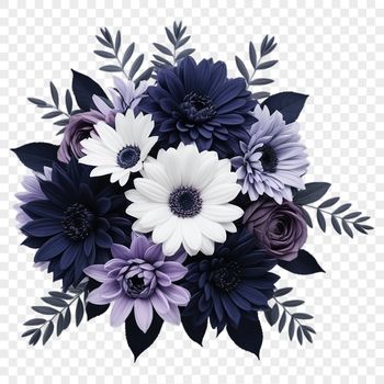 A bouquet of flowers with a clear background, suitable for high-resolution printing or digital use.