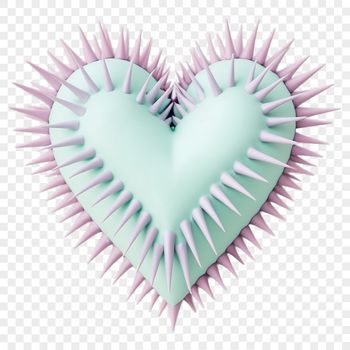 A free transparent PNG heart graphic with a clear background, suitable for commercial and personal use.