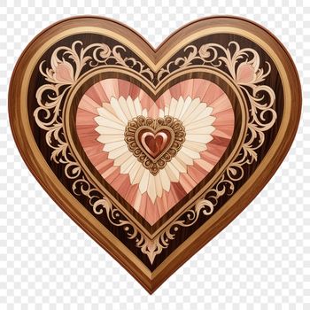 Transparent love heart PNG icon with clear background, suitable for commercial or personal use.