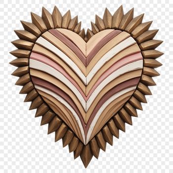 A simple, high-resolution transparent PNG image of a love heart with a clear background.