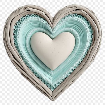 A simple transparent PNG design featuring a stylized heart icon.