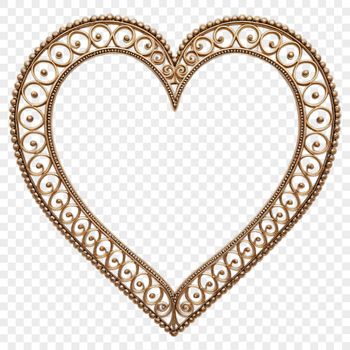 A clear transparent heart icon with a white background.
