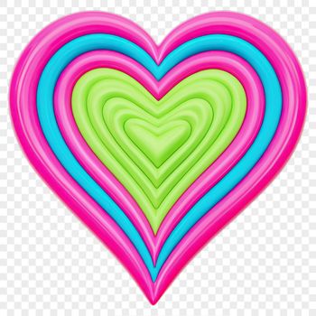 A simple, transparent PNG graphic of a stylized love heart on a clear background.