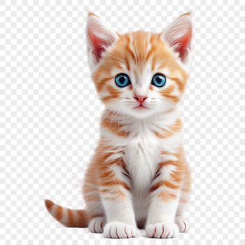 A free transparent PNG image of a playful domestic cat in a digital format suitable for print and web use.