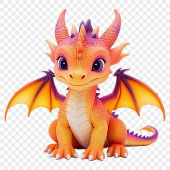 A high-resolution PNG image of a mythical dragon with a clear background.
