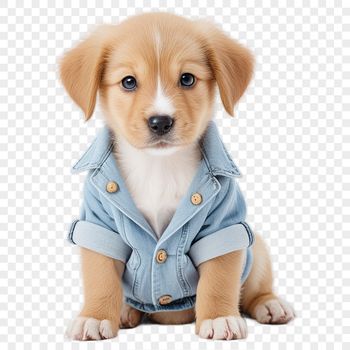 A clear and colorful picture of a small dog in PNG format for commercial or personal use.