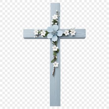A simple transparent PNG file of a Christian crucifix icon on a clear background.