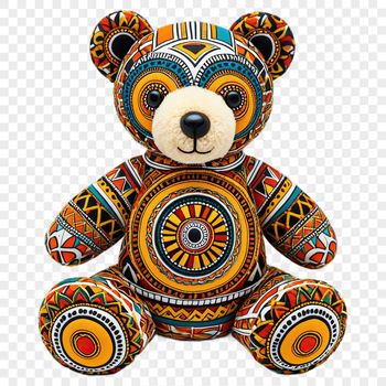 A high-resolution transparent teddy bear icon with a clear background, suitable for commercial use and print projects.