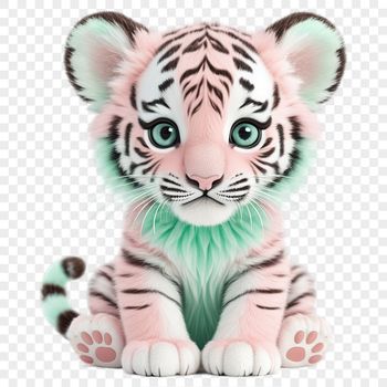 A high-resolution image of a large tiger with a clear background, suitable for commercial or personal use.