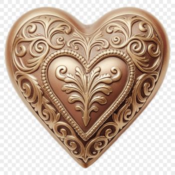 Heart icon in high resolution with transparent background, suitable for various graphic design uses.