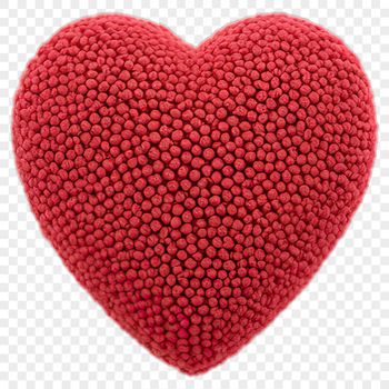 Vector heart icon in transparent PNG format for commercial use, suitable for stickers, decals, invitations, and signs.