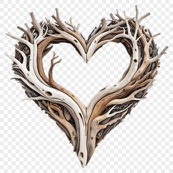 A transparent PNG heart icon on a clear background.