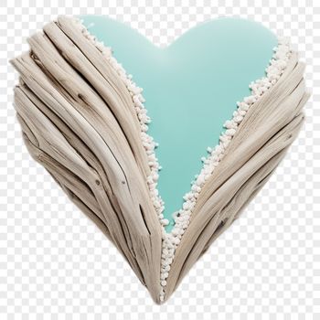 A high-resolution, transparent PNG image of a stylized heart icon, suitable for commercial and personal use.