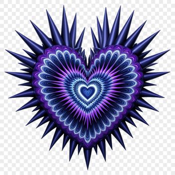 A heart icon in transparent PNG format, ideal for commercial and personal use.