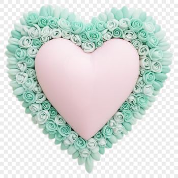 A clear PNG graphic of a single red heart with a transparent background.