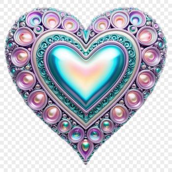 Transparent heart icon in PNG format with a clear background.