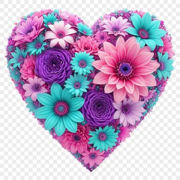 High resolution heart icon in transparent PNG format suitable for sublimation printing.