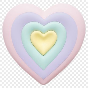 A vector heart illustration with clear background and transparent PNG format, suitable for commercial or personal use.