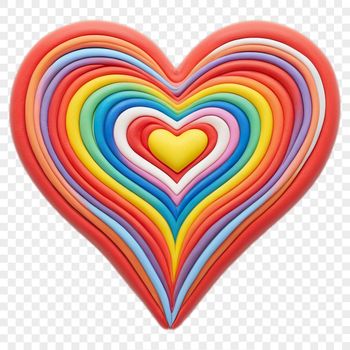 Transparent PNG heart icon on a clear background.