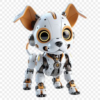 A digital illustration of a small dog in a clear and simplified style suitable for personal or commercial use.