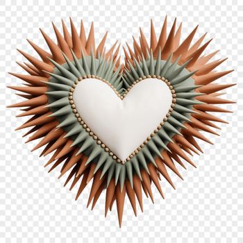 A transparent PNG heart icon with a clear background