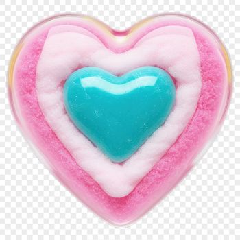 A single, high-resolution heart symbol with a transparent background, suitable for various creative projects.