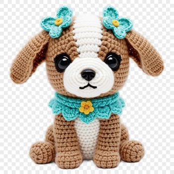 A free high-resolution PNG image of a cute puppy with a transparent background.