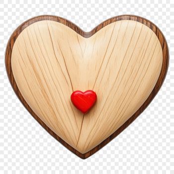 A transparent PNG icon of a heart symbol, suitable for commercial or personal use.