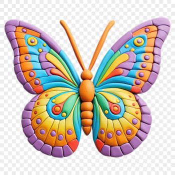 A colorful insect with delicate wings, suitable for sublimation and commercial use.
