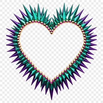 A high-resolution transparent PNG image of a heart symbol.