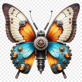 A colorful, high-resolution image of a butterfly with a transparent background.