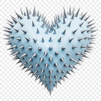 A clear, transparent PNG heart icon with a large size and high-resolution quality, ideal for commercial or personal projects.