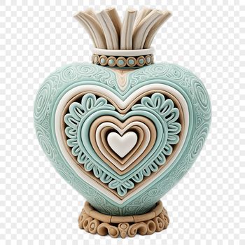 A high-resolution PNG graphic of a stylized love heart with a clear background, ideal for printing and sublimation.