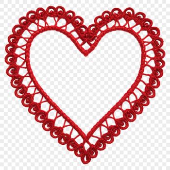 A large, transparent PNG heart with a clear background, suitable for commercial or personal use in various projects.